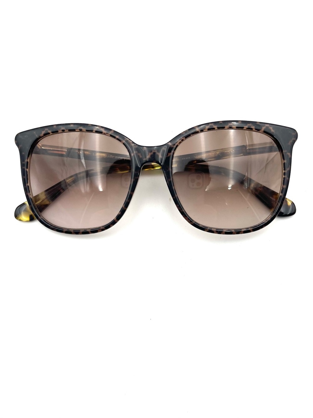 kate spade Tortoise Square Sunglasses with Brown Gradient Lenses